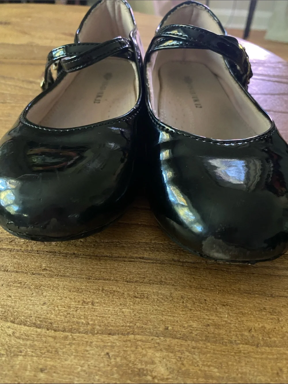 Girls Black Patent Mary Jane Dress Shoes